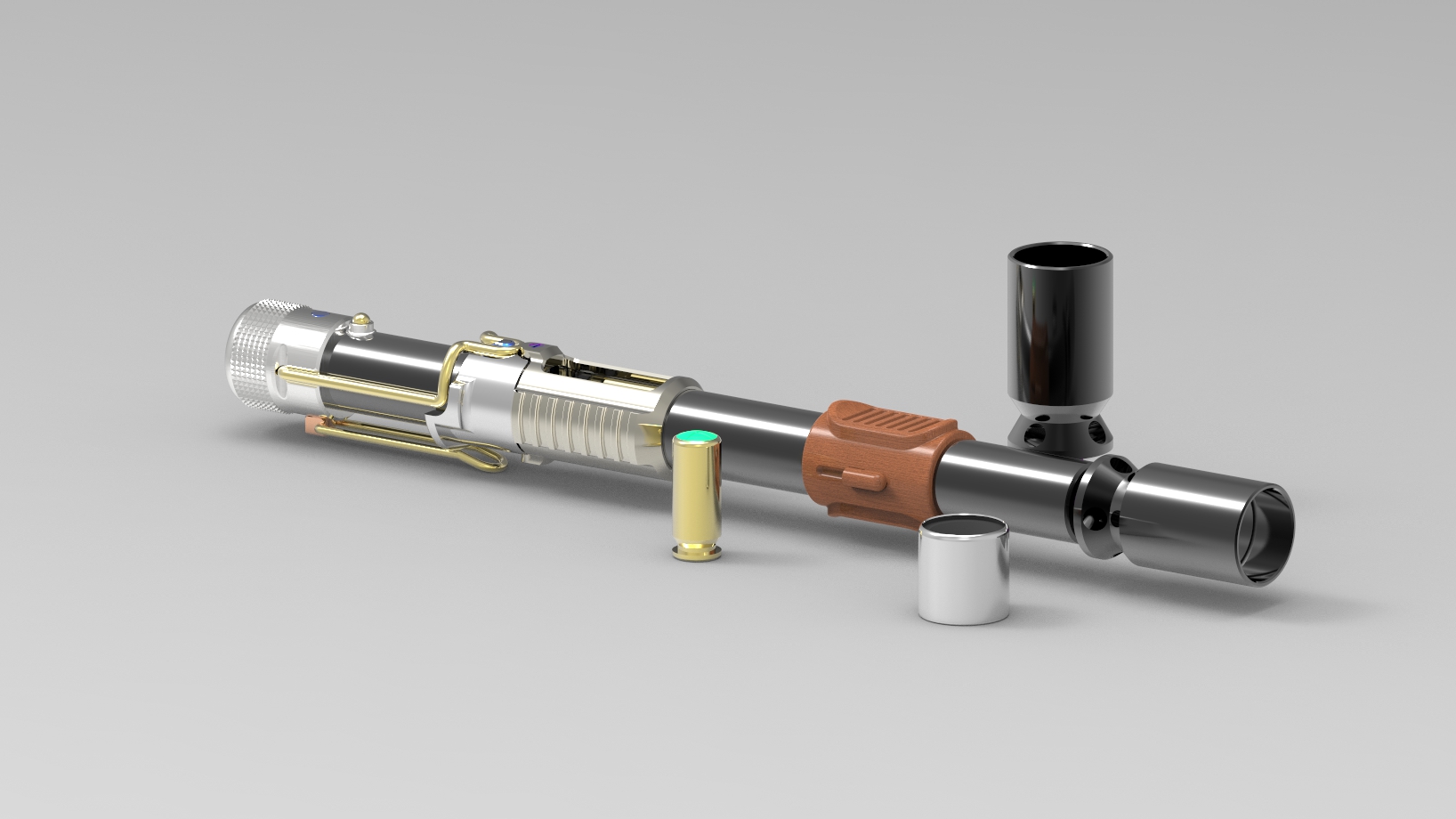 空白墨盒的笔式便携袖珍手枪